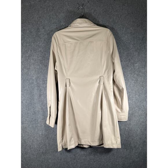 JONATHAN SIMKHAI STANDARD‎ Dress Women XL Karlee Vegan Leather Tie-waist Mini - Picture 7 of 8